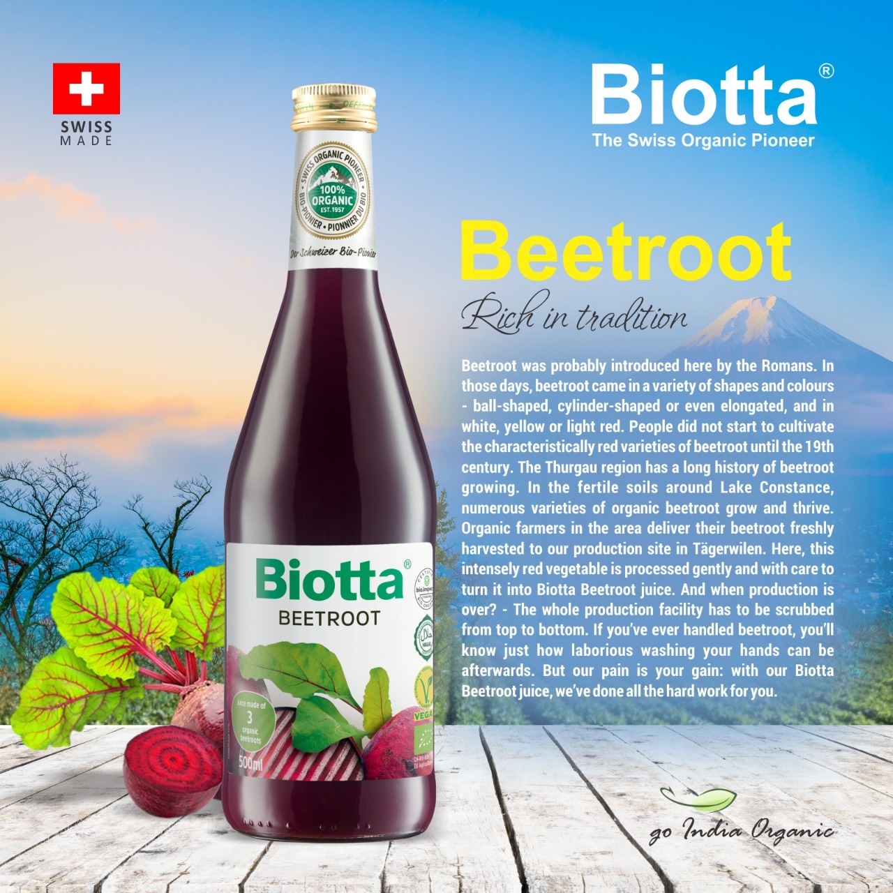 Biotta Organic Beetroot Juice from Switzerland