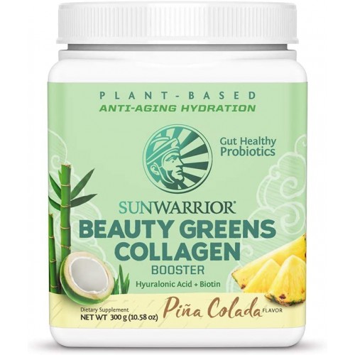 Sunwarrior Plant-Based Beauty Greens Collagen - 300 g