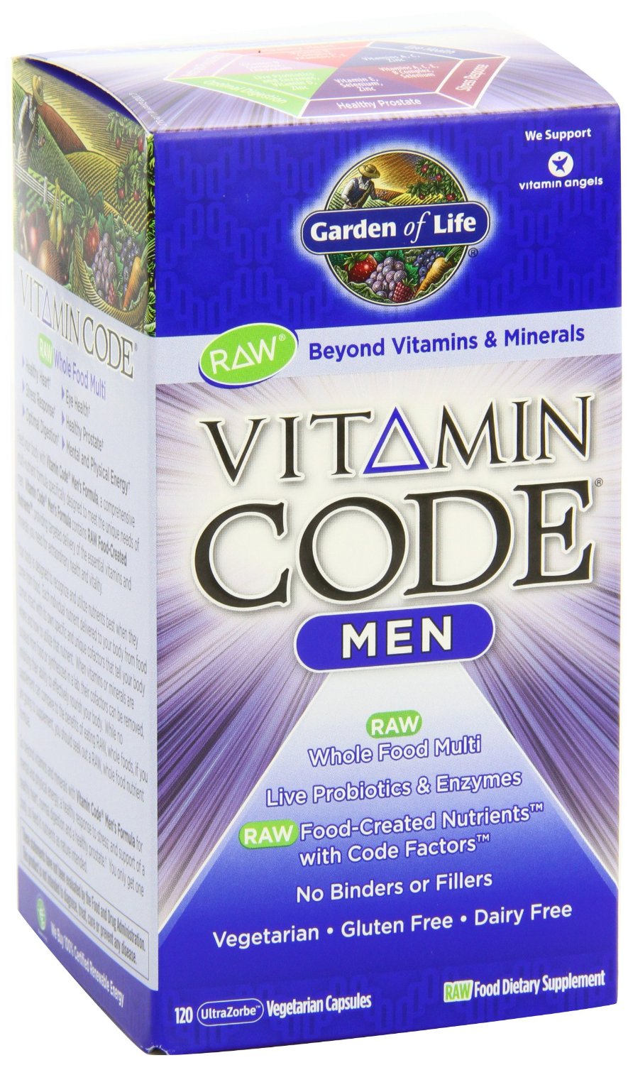 Vitamin Code for Men Garden of Life - Whole Food Multi Vitamin