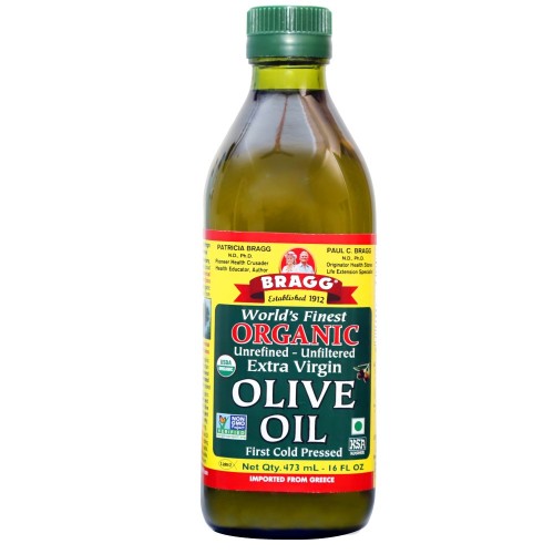 Bragg Organic Extra Virgin Olive Oil 16 oz, 500 ml