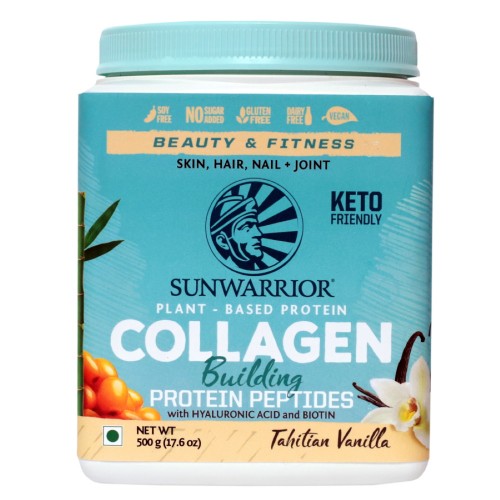 Sunwarrior Plant-Based Collagen Building Protein Peptides - Vanilla, Vegan, Gluten-Free